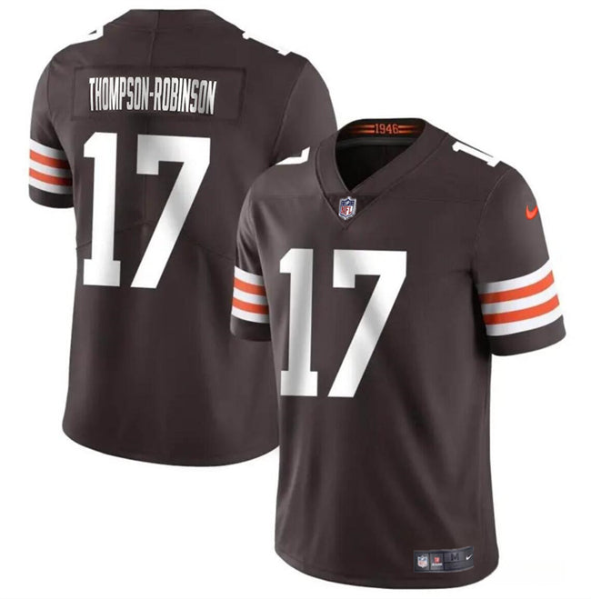 Men s Cleveland Browns Dorian Thompson-Robinson Brown Vapor Untouchable Limited Stitched Jerseys