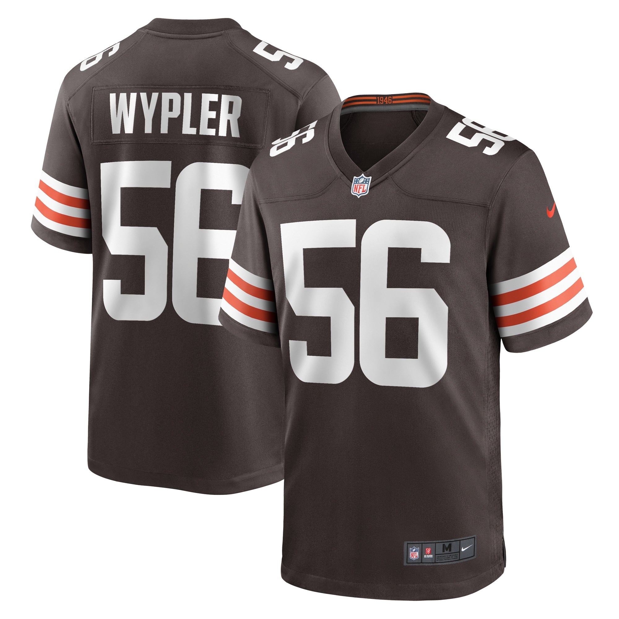 Luke Wypler Cleveland Browns Nike Team Game Jersey    Brown