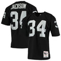 Bo Jackson Las Vegas Raiders Mitchell   Ness 1990 Authentic Throwback Retired Player Jersey   Black