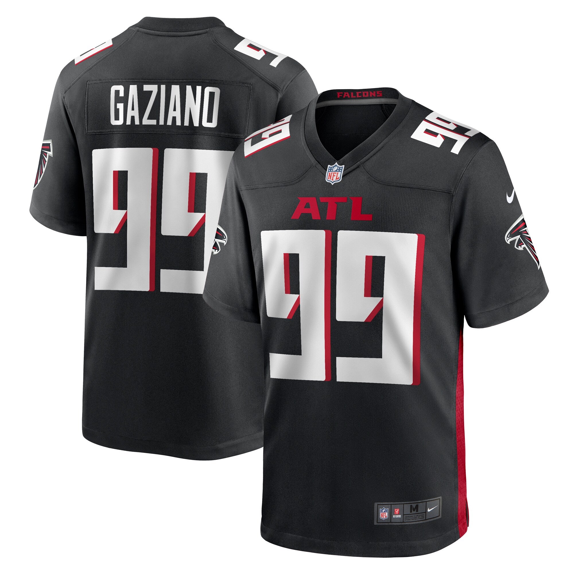 Joe Gaziano Atlanta Falcons Nike Team Game Jersey    Black