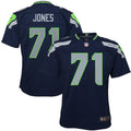 Walter Jones Seattle Seahawks Youth Nike Retired Game Jersey Navy Blue