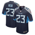 John Reid Tennessee Titans Nike Home Game Player Jersey   Navy