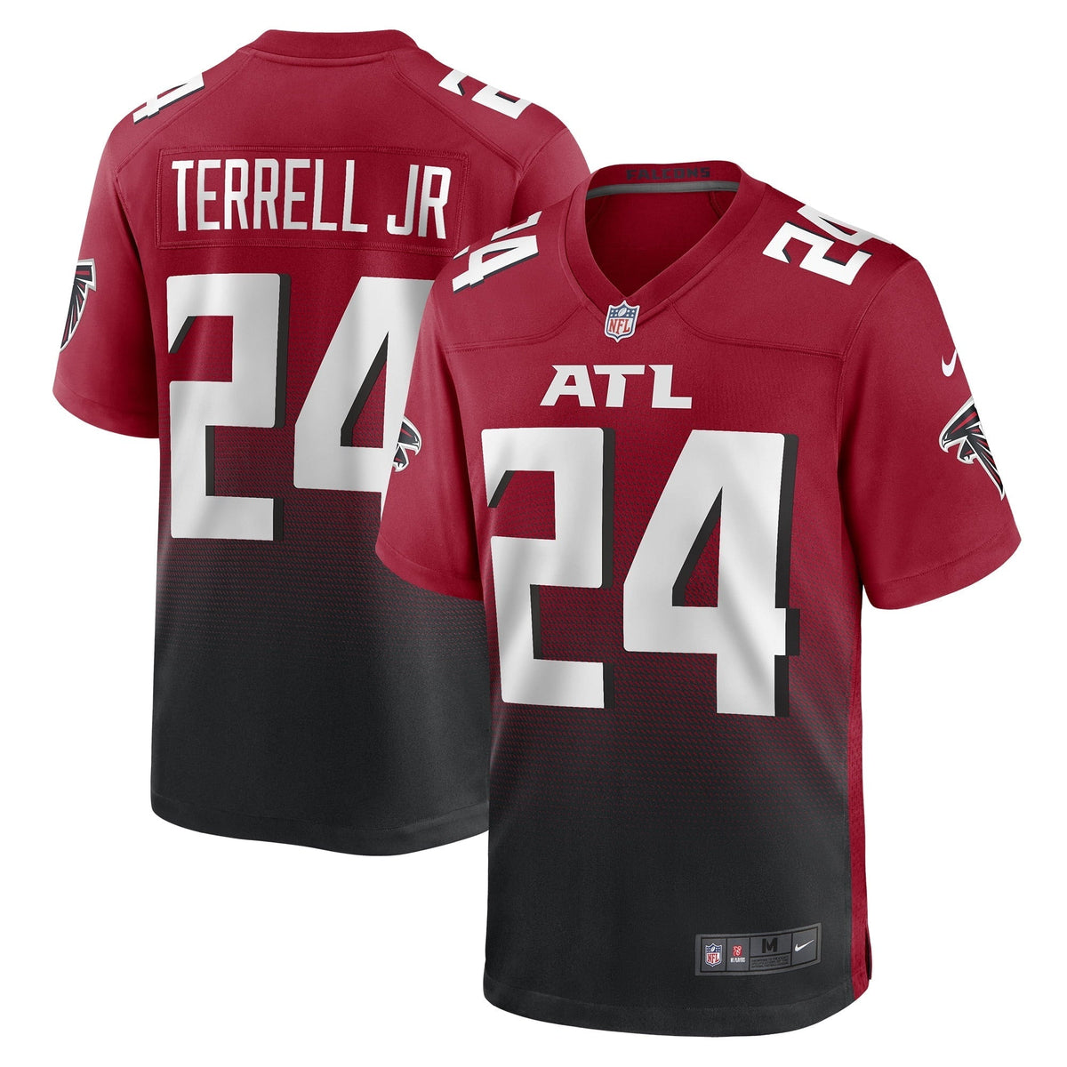 Men s Nike A.J. Terrell Jr. Red Atlanta Falcons Game Jersey