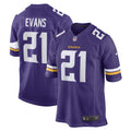 Men s Nike Akayleb Evans Purple Minnesota Vikings Game Player Jersey