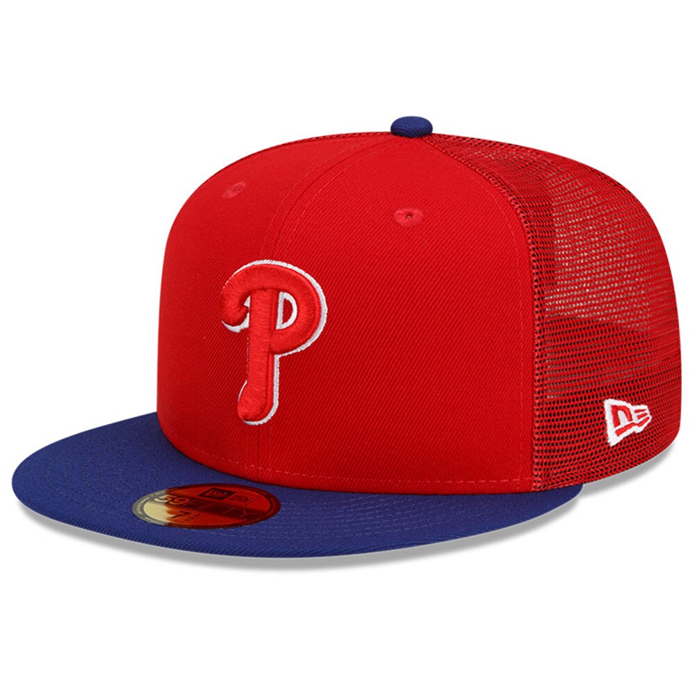 Philadelphia Phillies New Era 2023 Batting Practice 59FIFTY Fitted Hat - Red