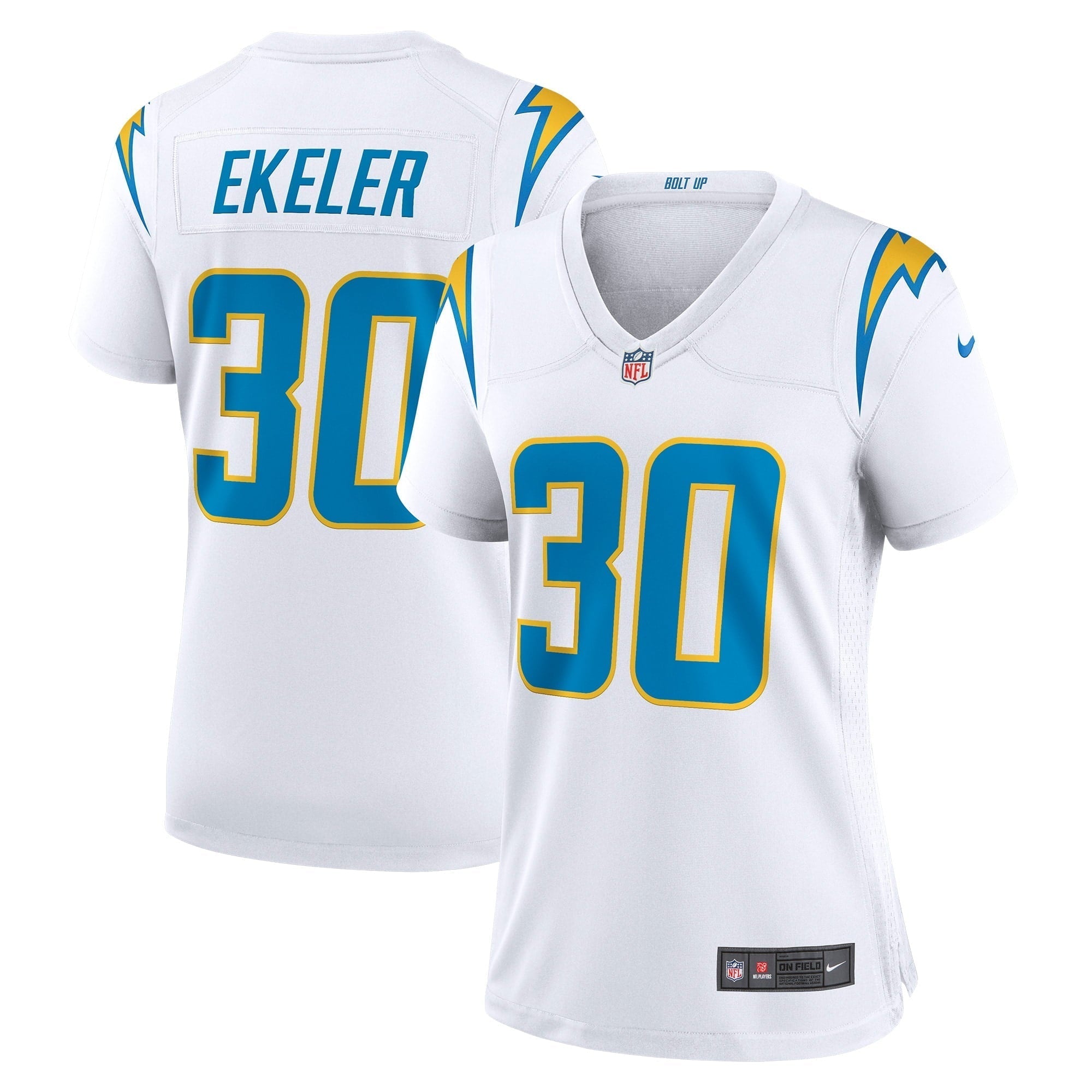 Women s Nike Austin Ekeler White Los Angeles Chargers Game Jersey