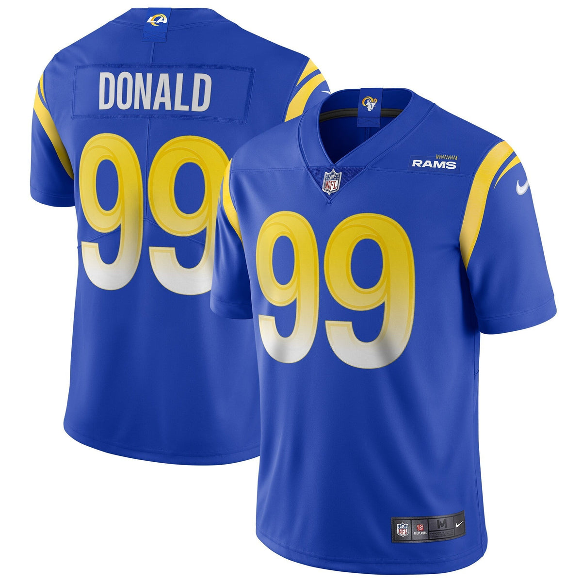 Men s Nike Aaron Donald Royal Los Angeles Rams Vapor Limited Jersey