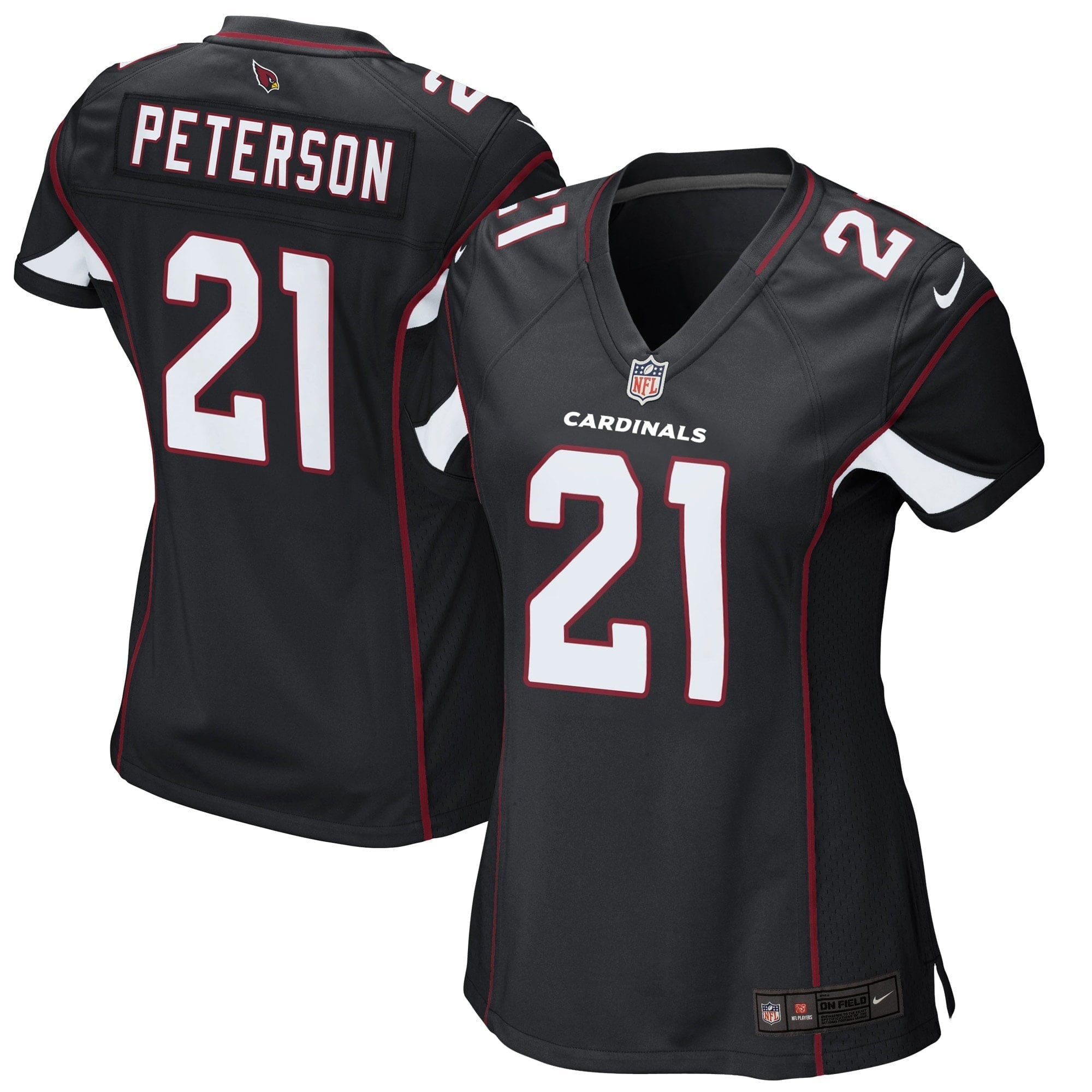 Women s Black Arizona Cardinals Patrick Peterson Nike Game Jersey