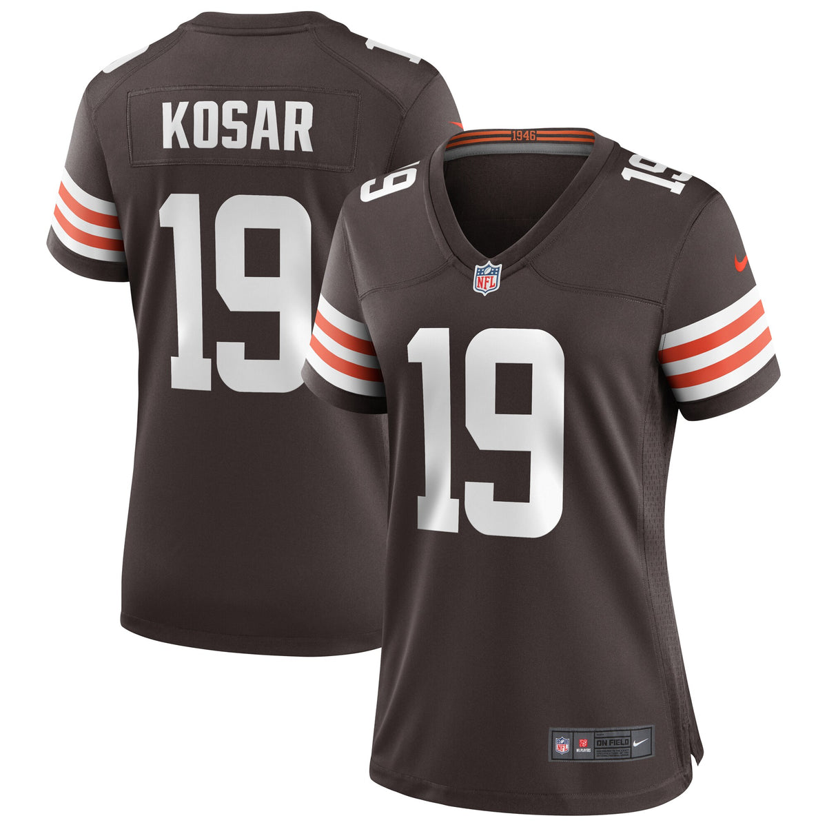 Bernie Kosar Cleveland Browns Nike Women s Game Retired Player Jersey   Brown