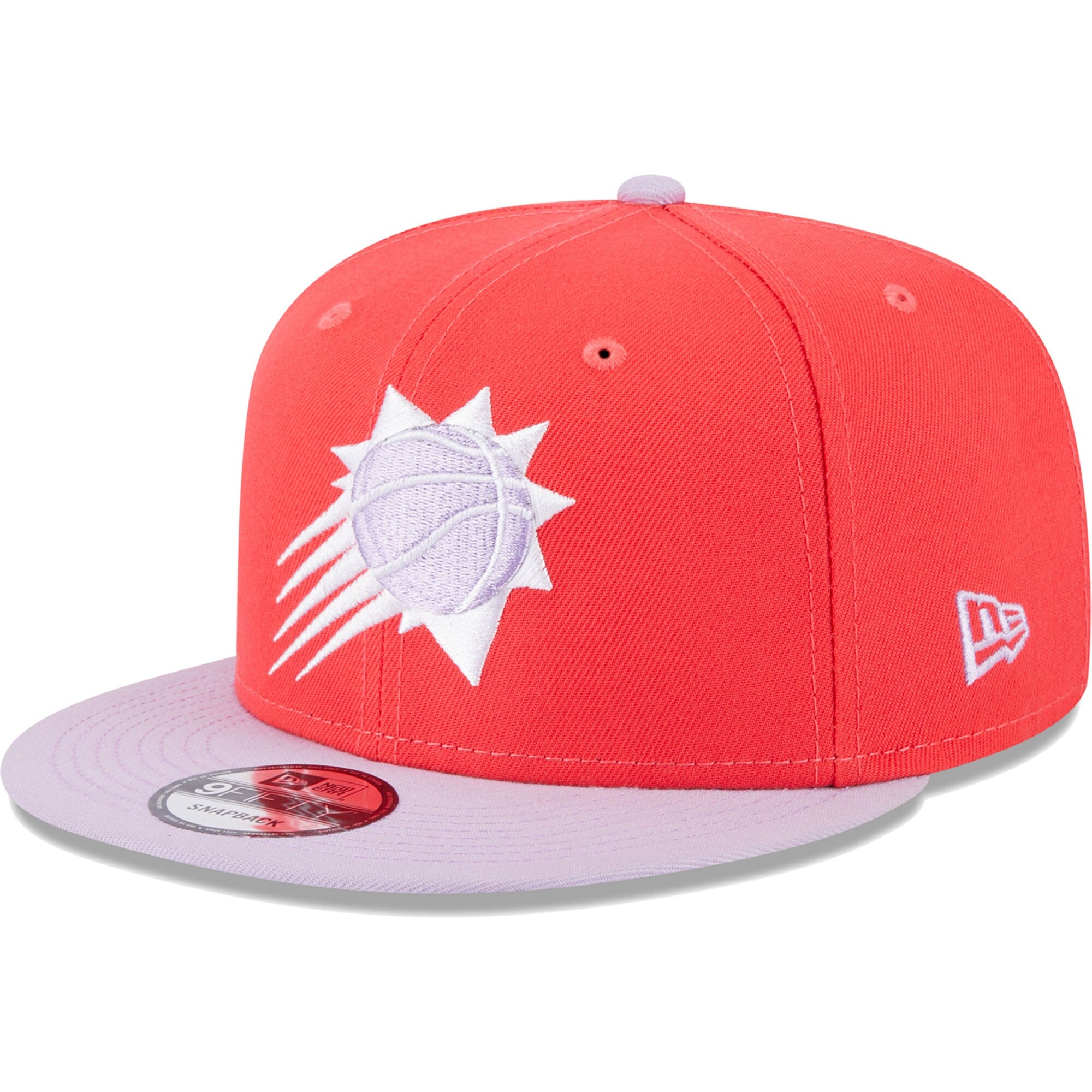 Phoenix Suns New Era 2-Tone Color Pack 9FIFTY Snapback Hat - Red/Lavender