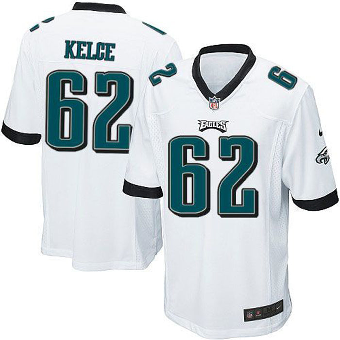Youth Philadelphia Eagles Jason Kelce Game Jersey   White