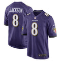 Men s Nike Lamar Jackson Purple Baltimore Ravens Game Jersey