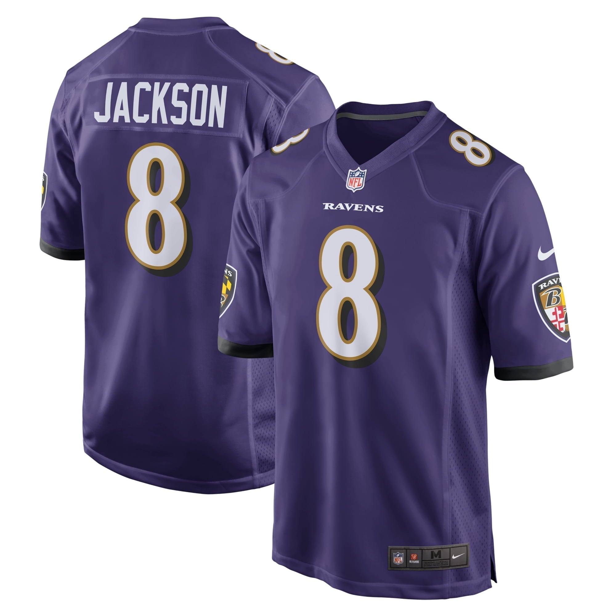 Men s Nike Lamar Jackson Purple Baltimore Ravens Game Jersey