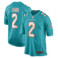 Men s Nike Bradley Chubb Aqua Miami Dolphins Game Player Jersey