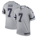 Men s Nike Trevon Diggs Gray Dallas Cowboys Inverted Legend Jersey