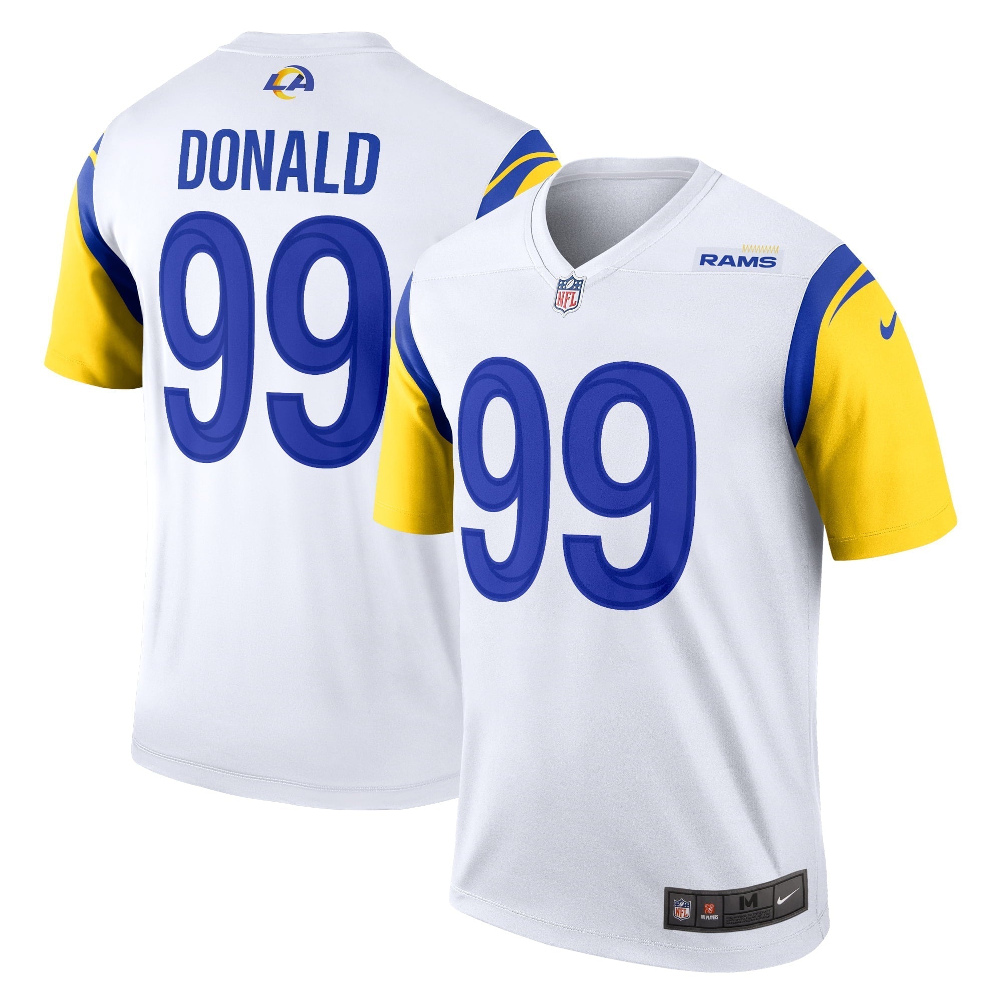 Men s Nike Aaron Donald White Los Angeles Rams Legend Jersey