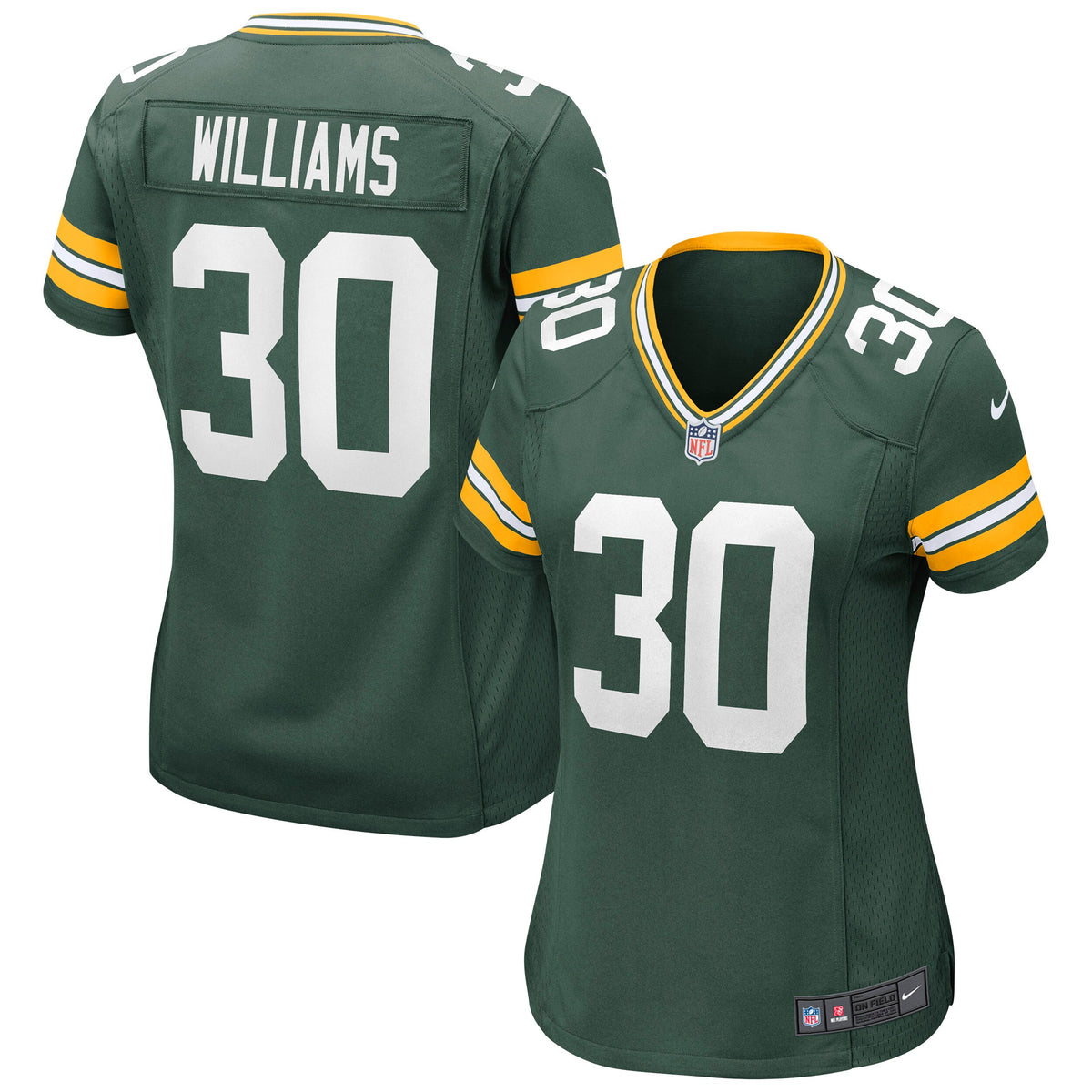 Jamaal Williams Green Bay Packers Nike Women s Game Jersey   Green
