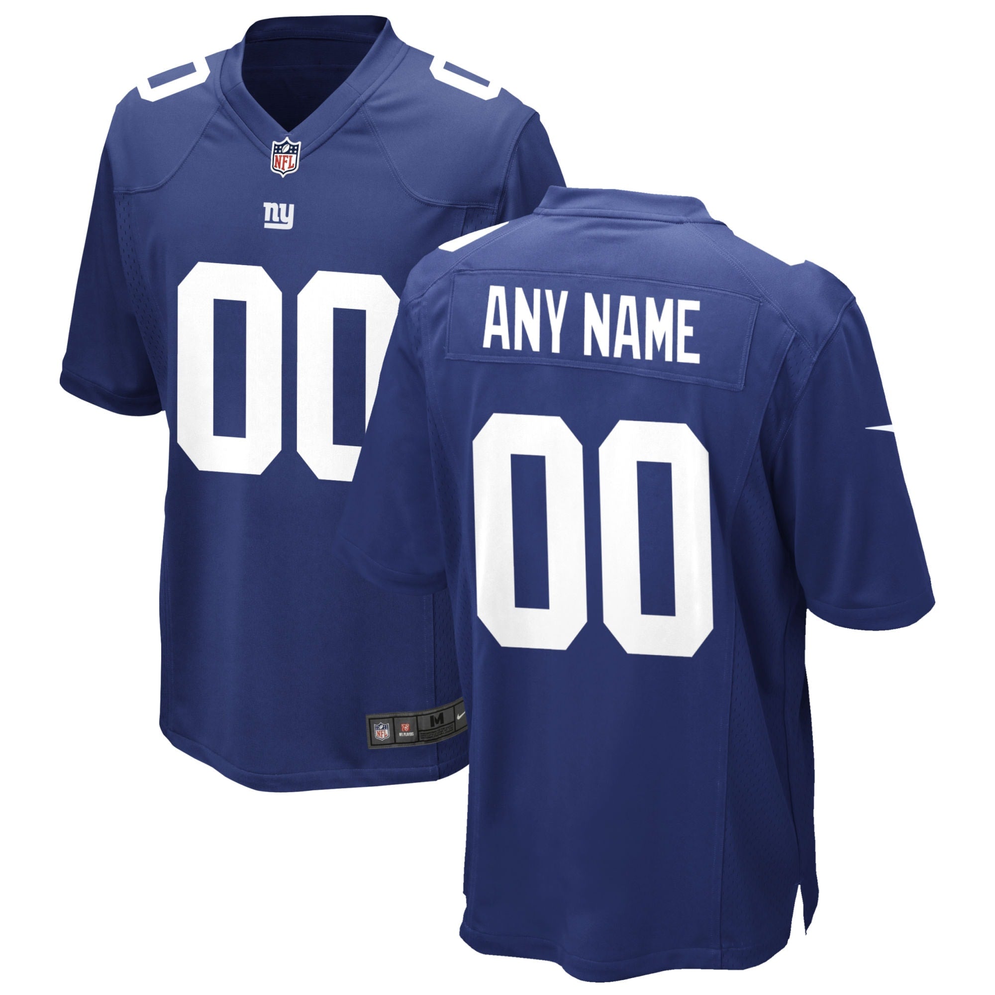 New York Giants Nike Custom Game Jersey Royal