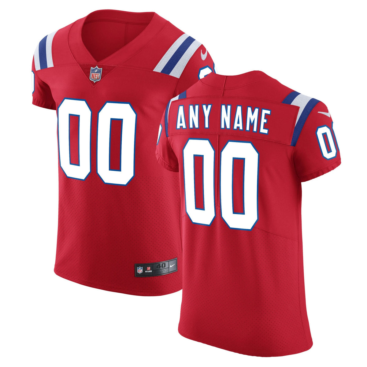 New England Patriots Nike Vapor Untouchable Custom Elite Jersey   Red
