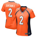 Women s Nike Patrick Surtain II Orange Denver Broncos Game Jersey