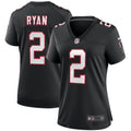 Women s Nike Matt Ryan Black Atlanta Falcons Throwback Game Jersey