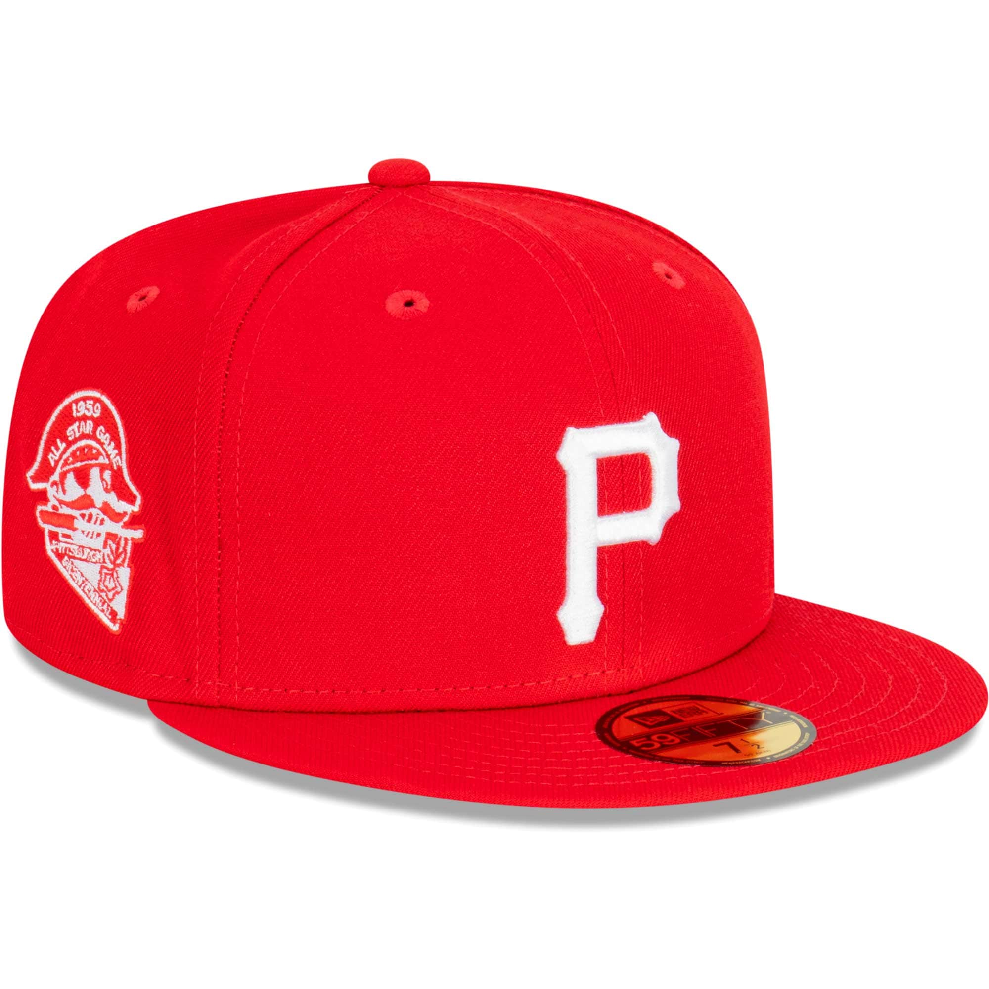 Pittsburgh Pirates New Era Sidepatch 59FIFTY Fitted Hat - Red
