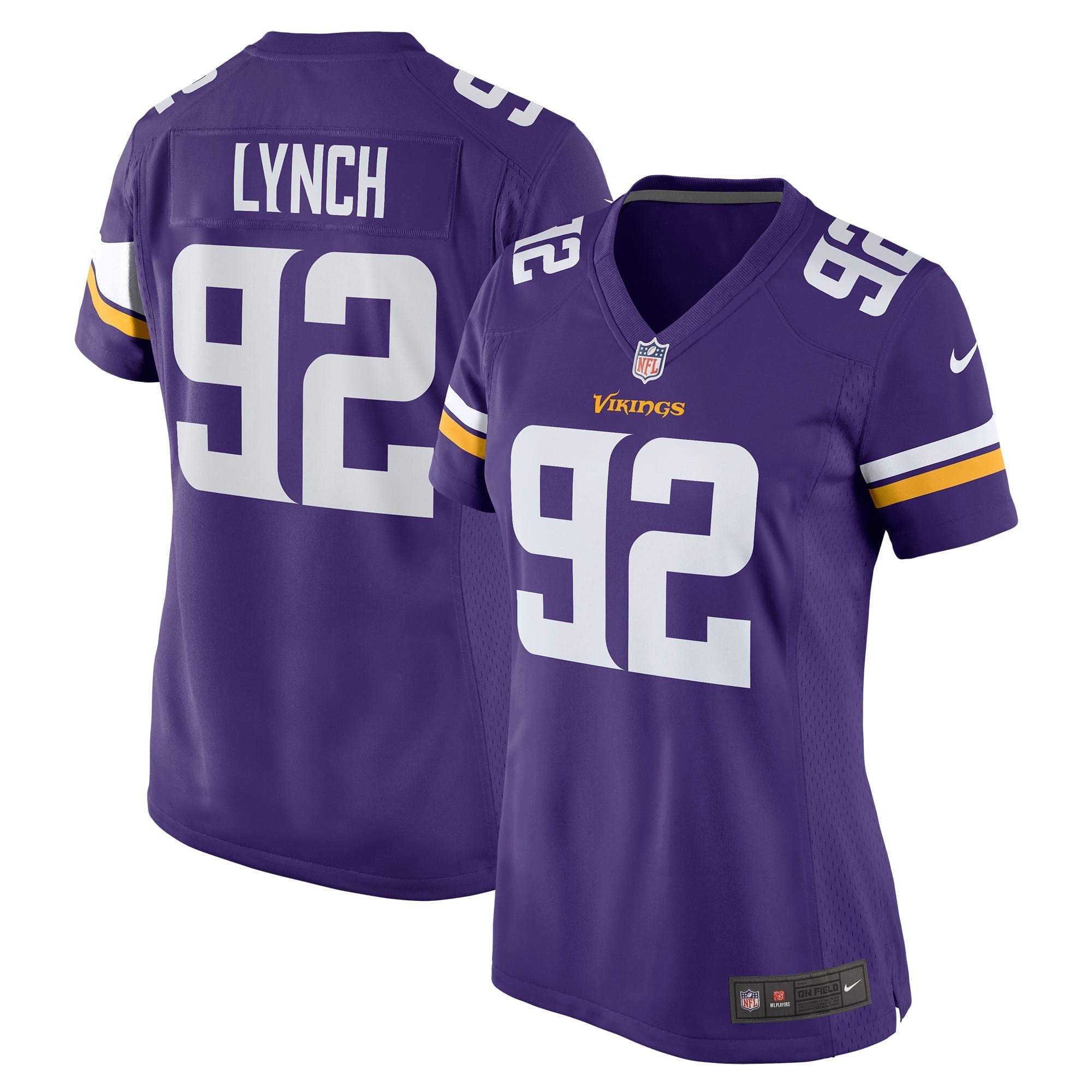 Women s Nike James Lynch Purple Minnesota Vikings Game Player Jersey