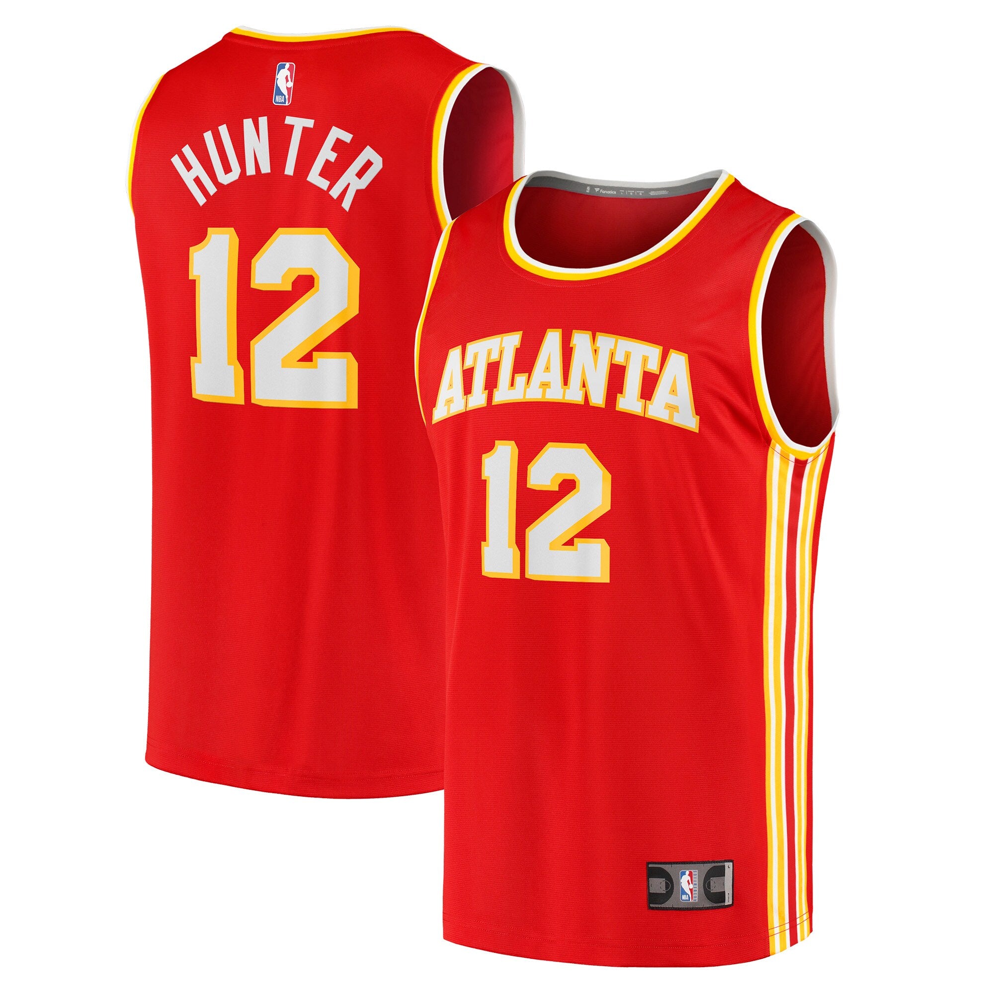 De'Andre Hunter Atlanta Hawks, NBA Jerseys Fanatics Branded Youth 2021/22 Fast Break Replica Jersey - Icon Edition - Red