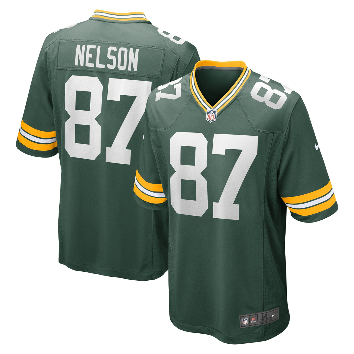 Jordy Nelson Green Bay Packers Nike Retired Game Jersey   Green
