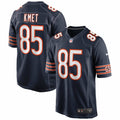 Men s Nike Cole Kmet Navy Chicago Bears Player Game Jersey