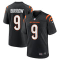 Joe Burrow Cincinnati Bengals Nike Player Game Jersey   Black