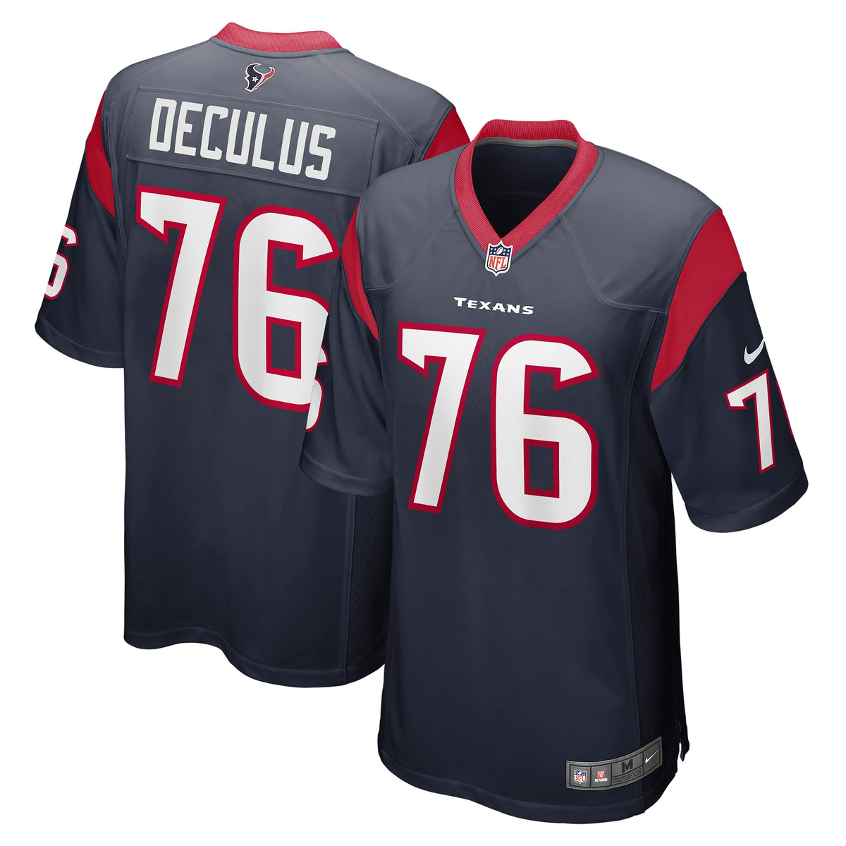 Austin Deculus Houston Texans Nike Game Player Jersey   Navy