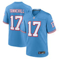 Ryan Tannehill Tennessee Titans Nike Oilers Throwback Alternate Game Player Jersey   Light Blue