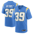Men s Nike Michael Jacquet Powder Blue Los Angeles Chargers Game Player Jersey