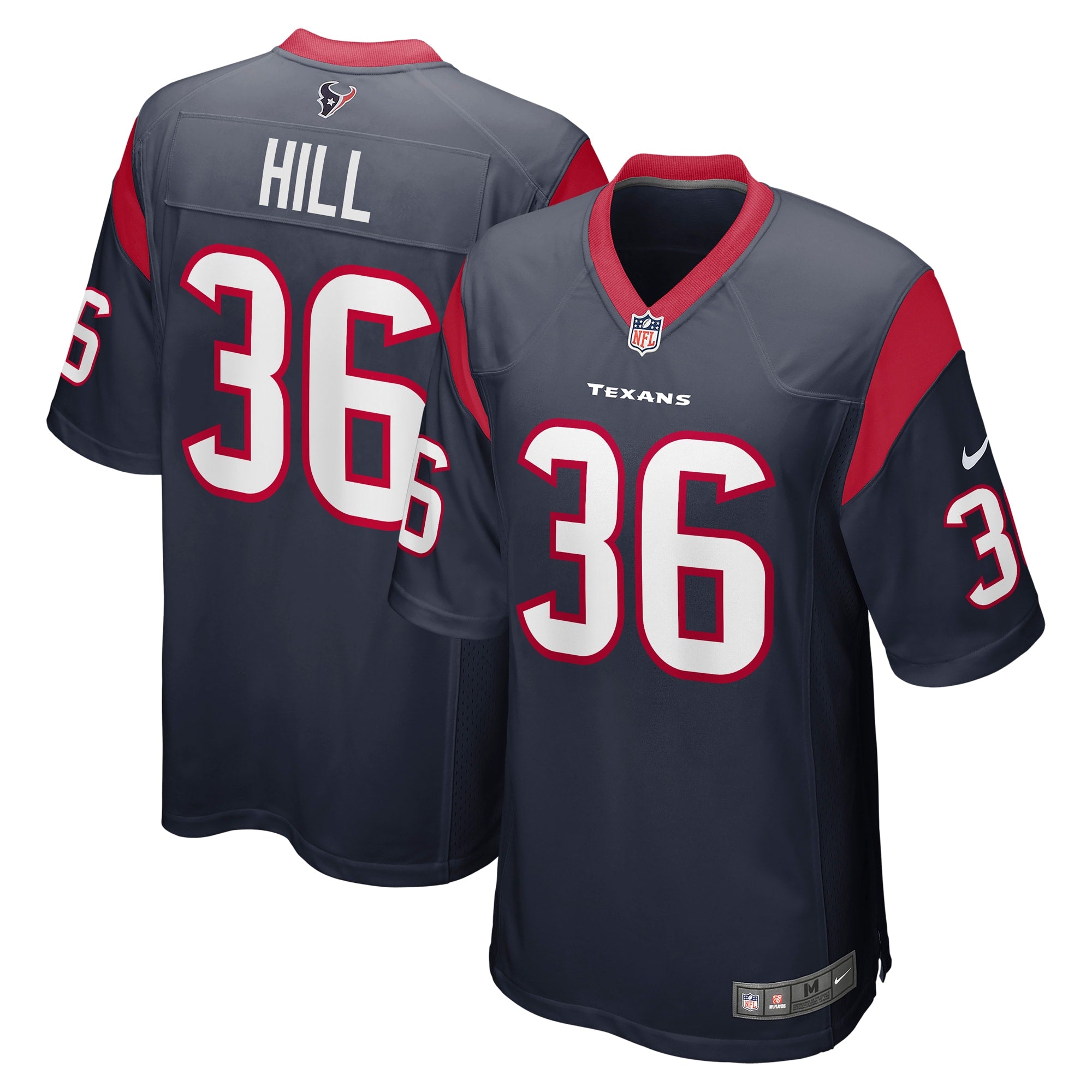 Brandon Hill Houston Texans Nike Team Game Jersey   Navy