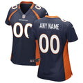 Denver Broncos Nike Women s Alternate Custom Game Jersey   Navy
