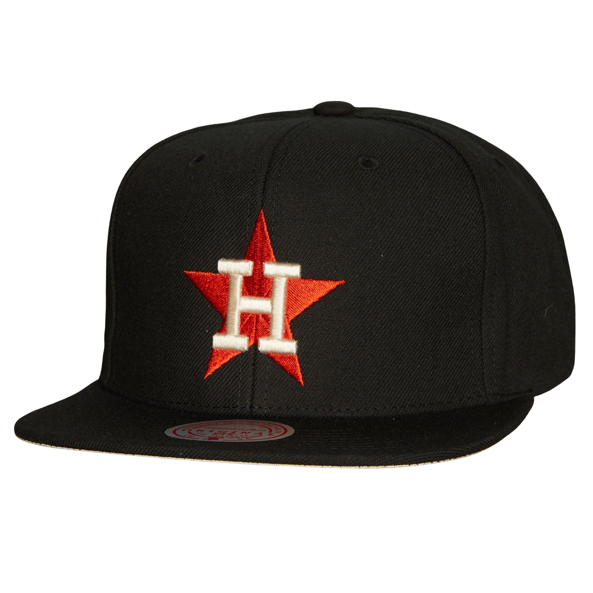 Houston Astros Mitchell & Ness Cooperstown Collection True Classics Snapback Hat - Black