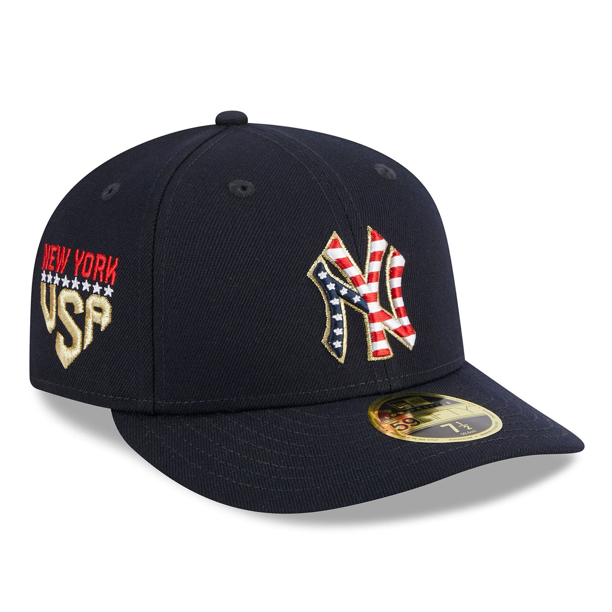 New York Yankees New Era 2023 Fourth of July Low Profile 59FIFTY Fitted Hat - Navy