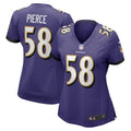 Women s Nike Michael Pierce Purple Baltimore Ravens Game Jersey