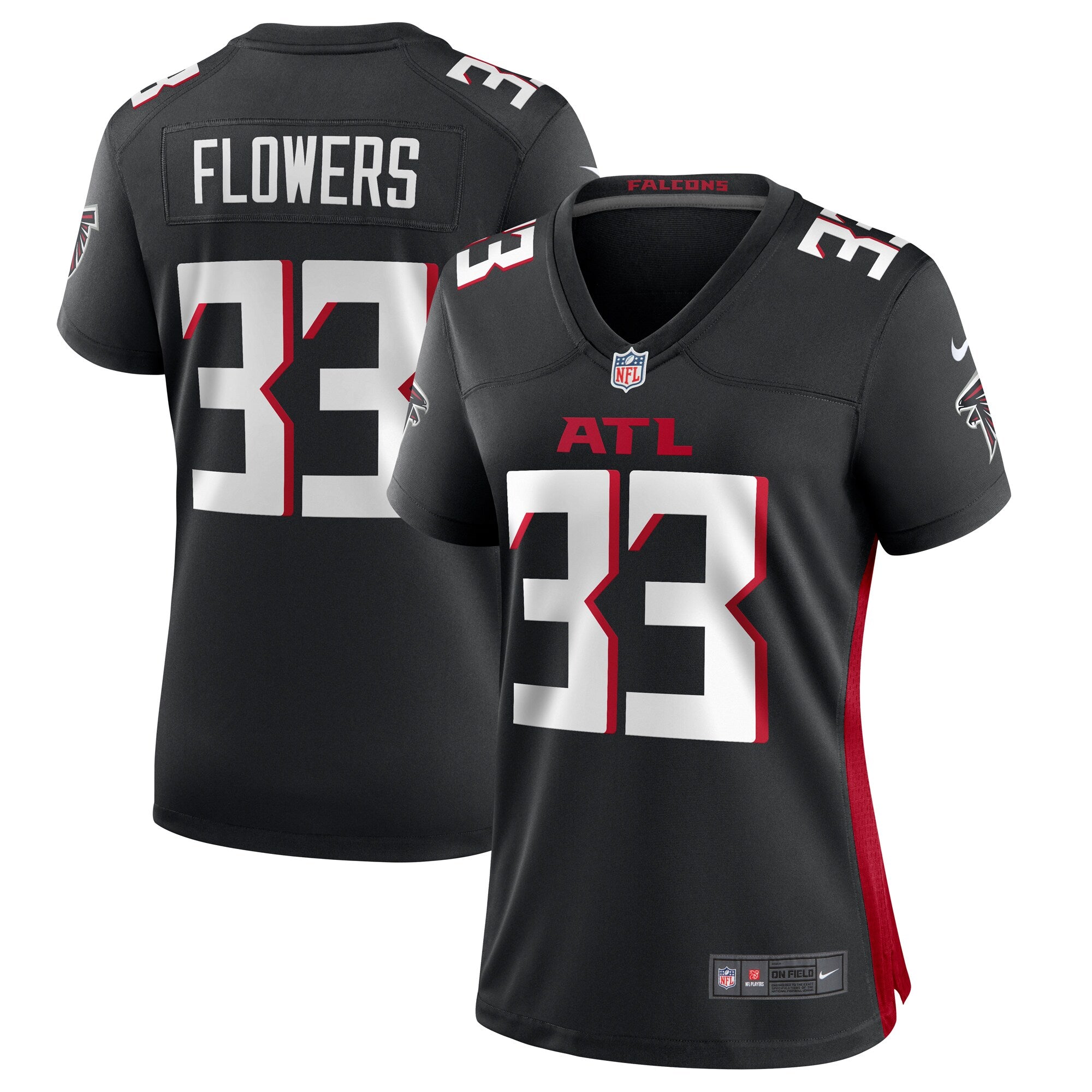 Tre Flowers Atlanta Falcons Nike Women s Team Game Jersey    Black