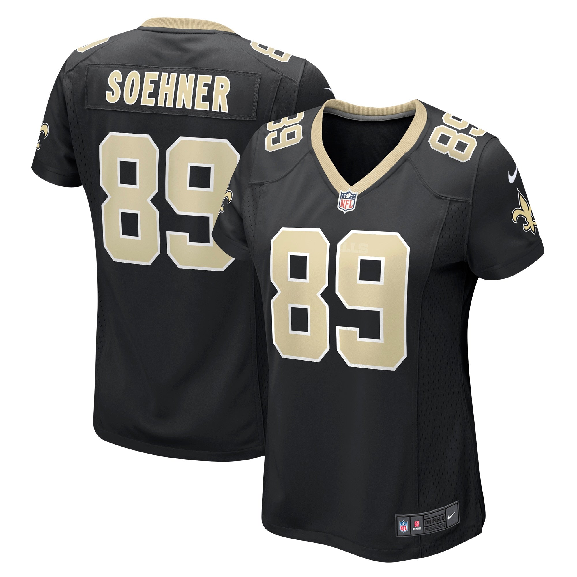Dylan Soehner New Orleans Saints Nike Women s Game Jersey   Black