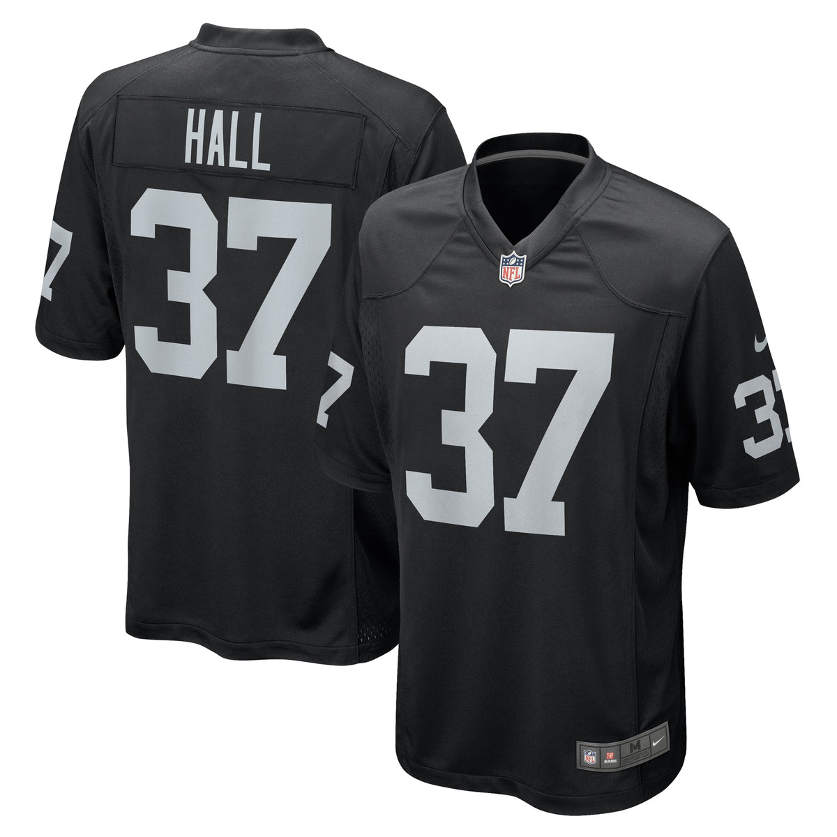 Tyler Hall Las Vegas Raiders Nike Team Game Jersey    Black