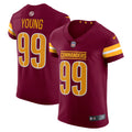 Chase Young Washington Commanders Nike Vapor Elite Jersey   Burgundy