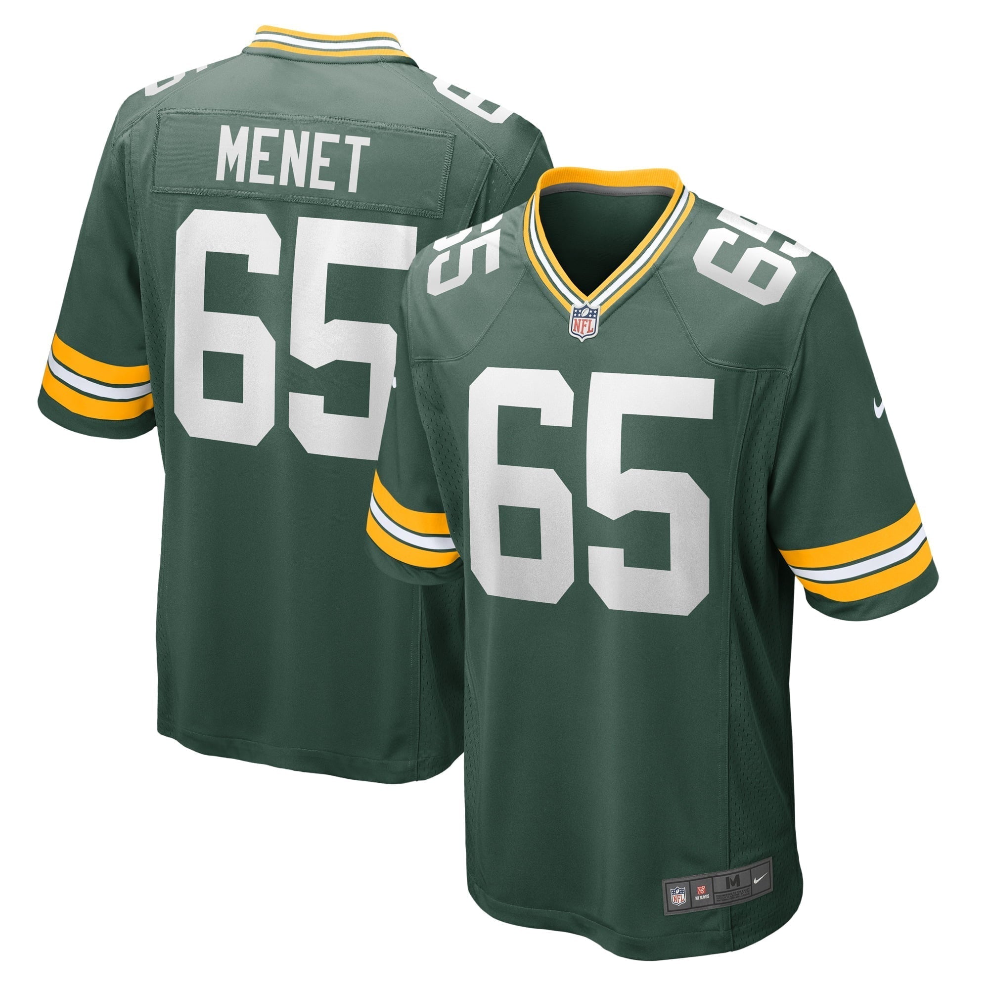 Men s Nike Michal Menet Green Green Bay Packers Home Game Player Jersey