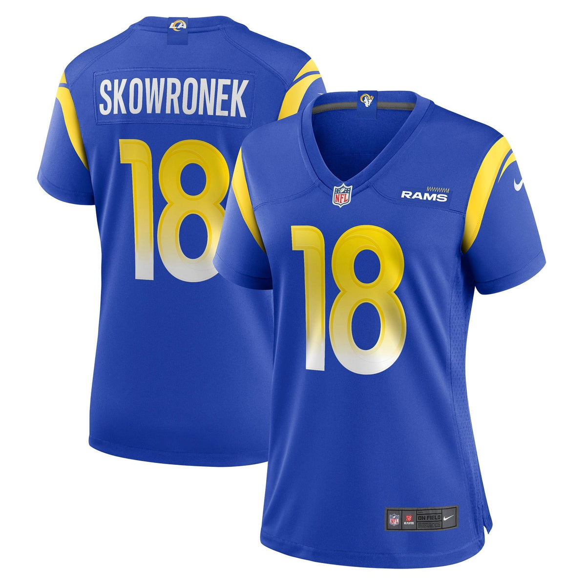 Women s Nike Ben Skowronek Royal Los Angeles Rams Game Jersey