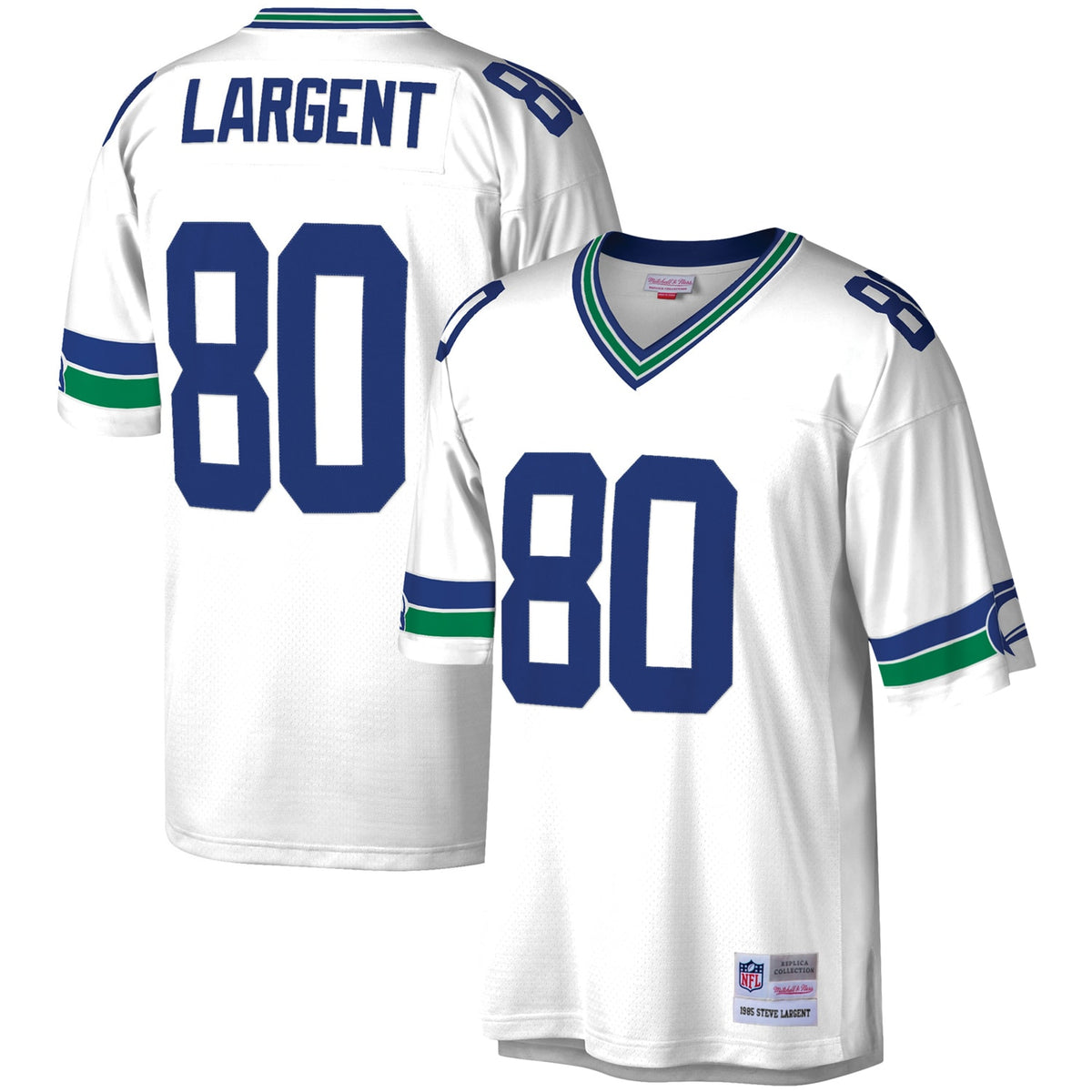Steve Largent Seattle Seahawks Mitchell Ness Legacy Replica Jersey White