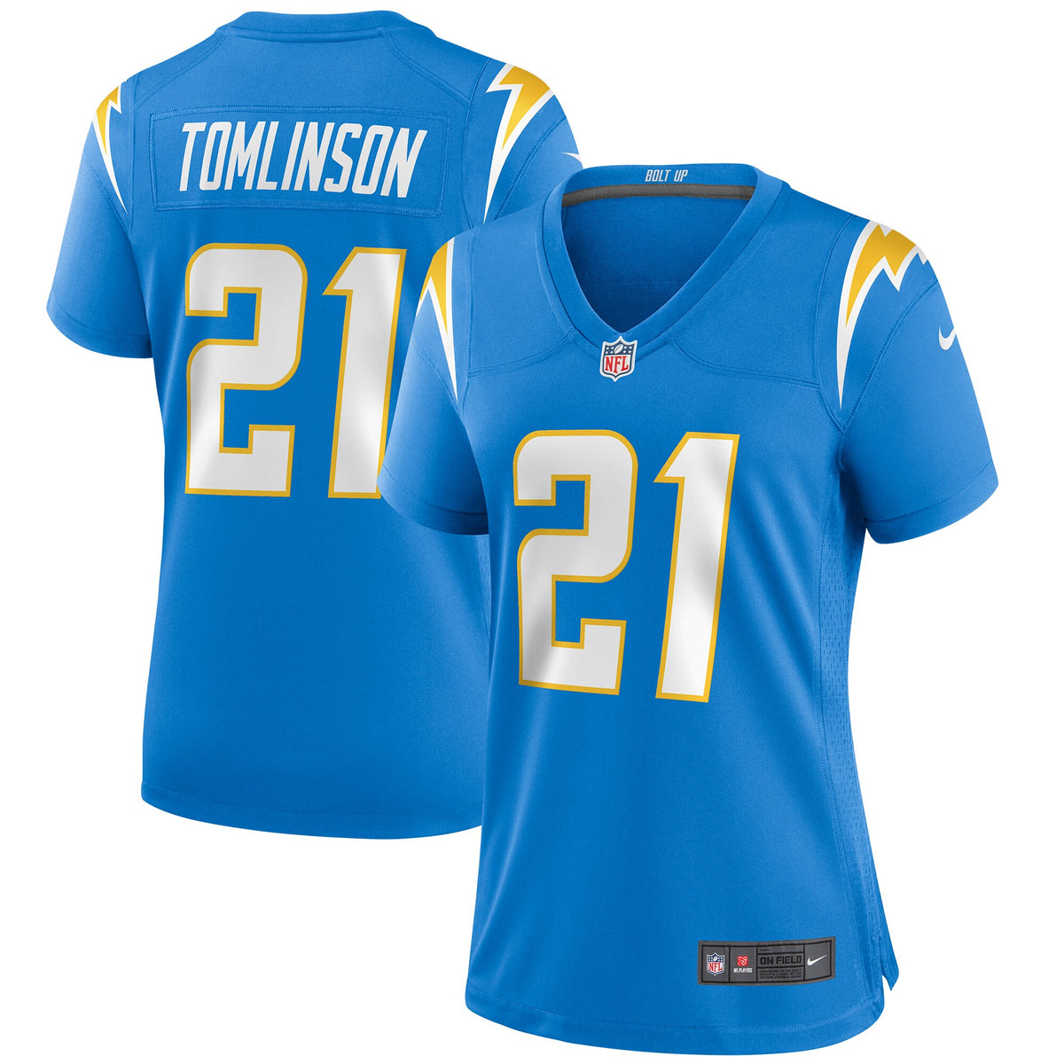 LaDainian Tomlinson Los Angeles Chargers Nike Women s Game Retired Player Jersey   Powder Blue