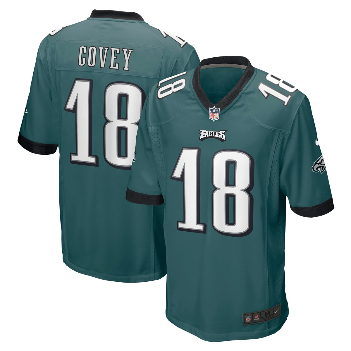 Britain Covey Philadelphia Eagles Nike Home Game Player Jersey   Midnight Green