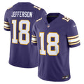 Justin Jefferson Minnesota Vikings Nike Vapor F.U.S.E. Limited Jersey   Purple