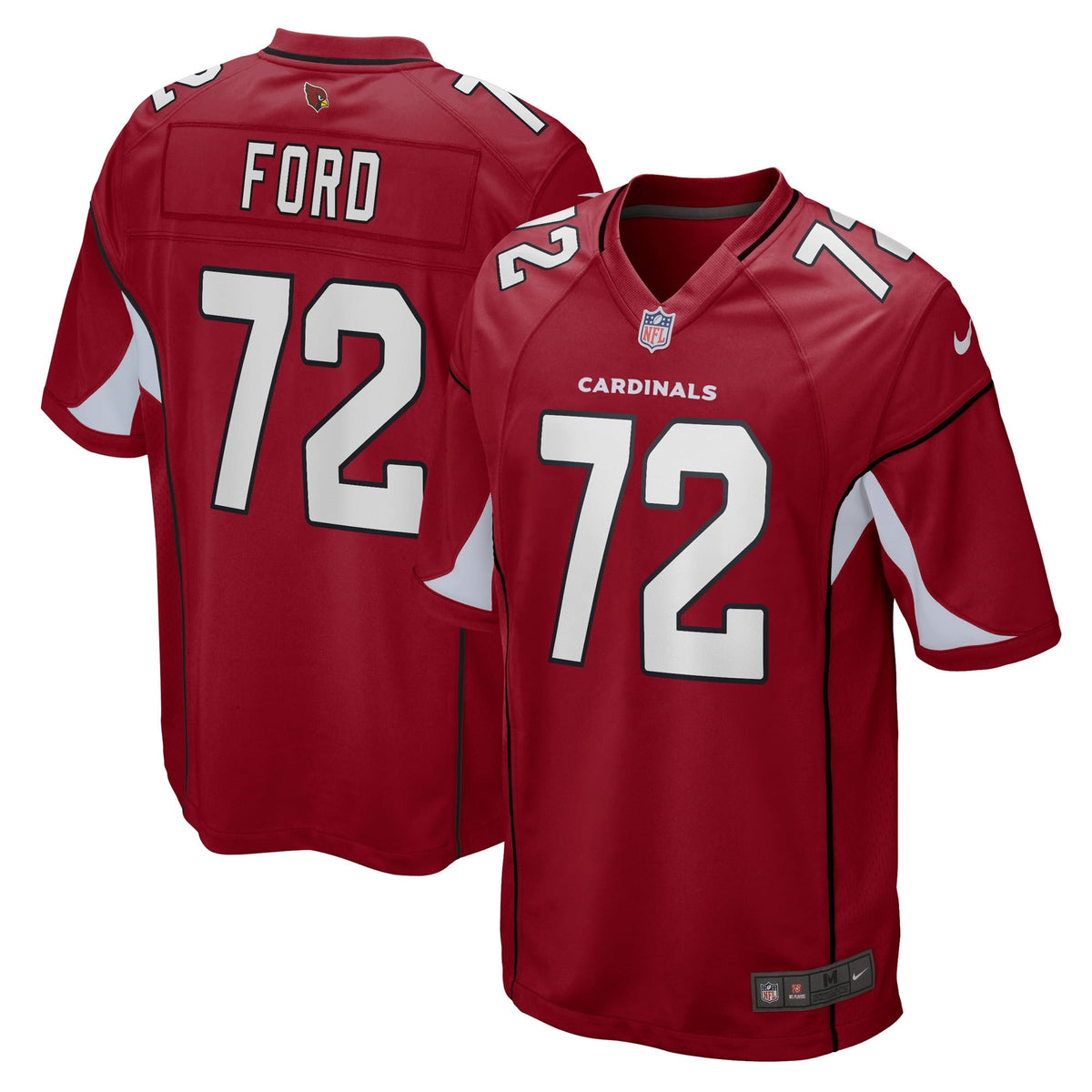 Men s Nike Cody Ford Cardinal Arizona Cardinals Game Player Jersey